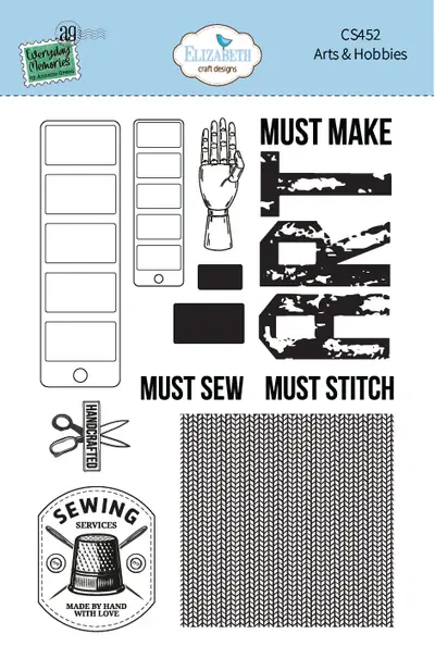 ELIZABETH CRAFT DESIGNS ELIZABETH CRAFT DESIGNS REST & RELAXATION ARTS & HOBBIES CLEAR STAMP SET