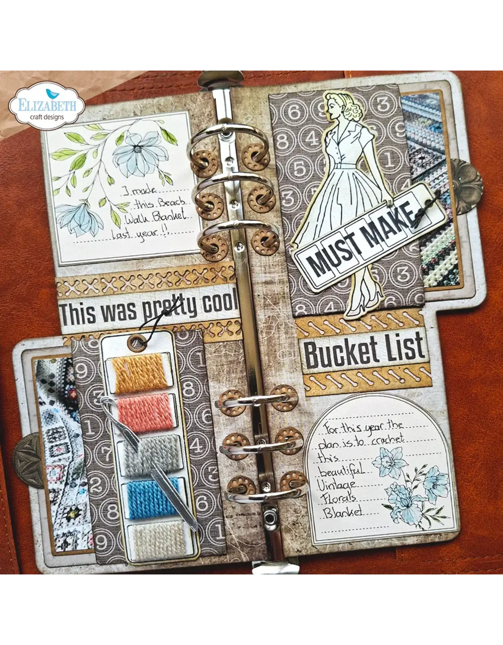 ELIZABETH CRAFT DESIGNS ELIZABETH CRAFT DESIGNS REST & RELAXATION ARTS & HOBBIES CLEAR STAMP SET