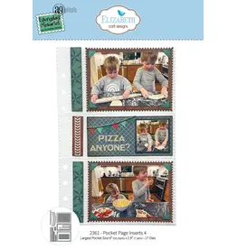 ELIZABETH CRAFT DESIGNS ELIZABETH CRAFT DESIGNS REST & RELAXATION POCKET PAGE INSERTS 4 DIE SET