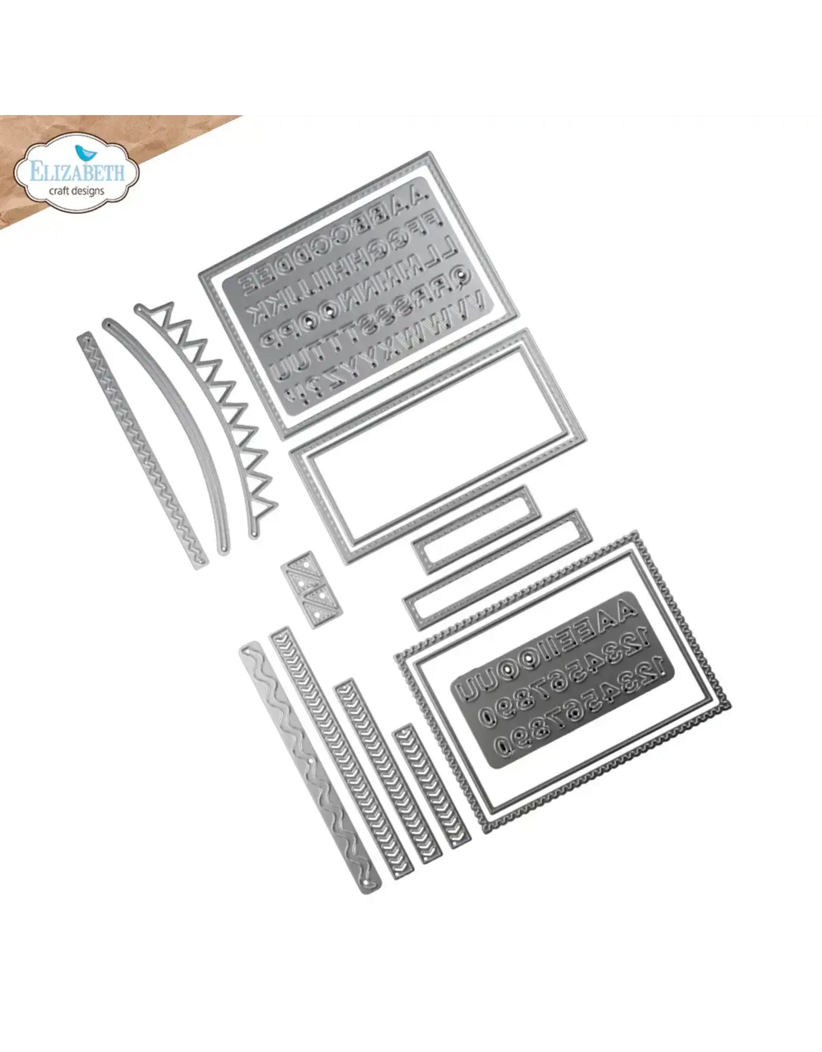 ELIZABETH CRAFT DESIGNS ELIZABETH CRAFT DESIGNS REST & RELAXATION POCKET PAGE INSERTS 4 DIE SET