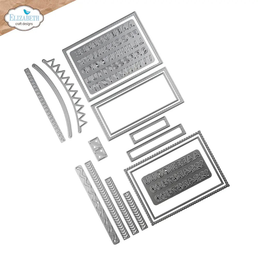 ELIZABETH CRAFT DESIGNS ELIZABETH CRAFT DESIGNS REST & RELAXATION POCKET PAGE INSERTS 4 DIE SET