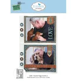 ELIZABETH CRAFT DESIGNS ELIZABETH CRAFT DESIGNS REST & RELAXATION POCKET PAGE INSERTS 3 DIE SET