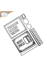 ELIZABETH CRAFT DESIGNS ELIZABETH CRAFT DESIGNS REST & RELAXATION POCKET PAGE INSERTS 3 DIE SET