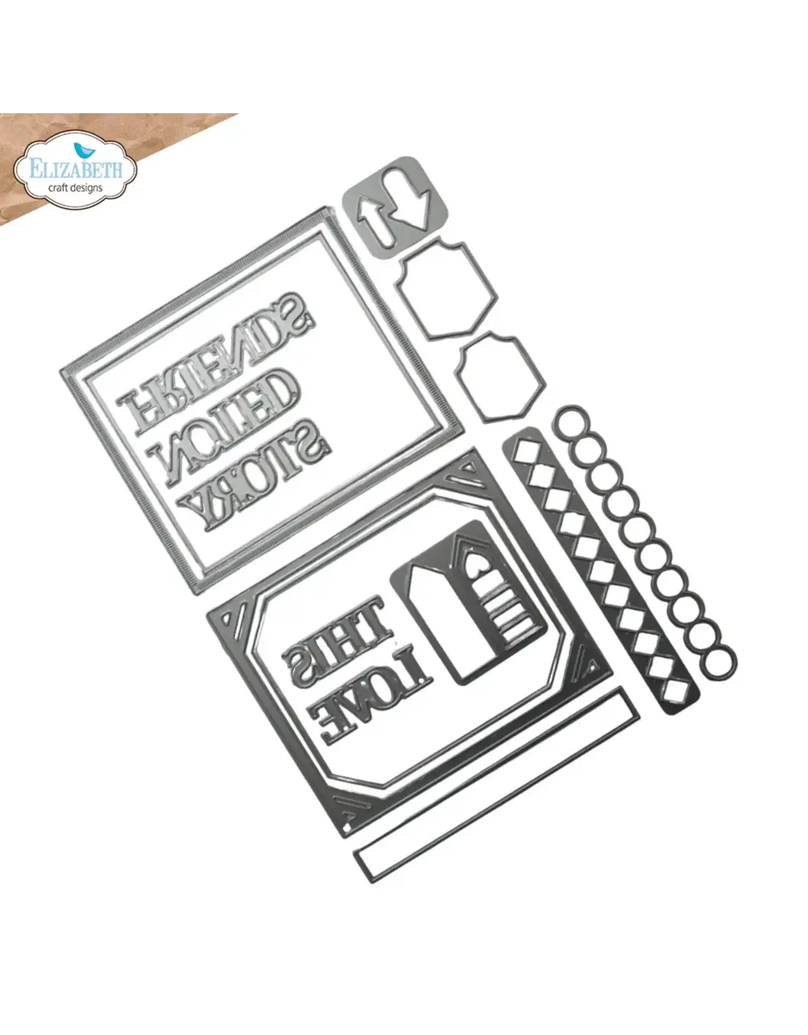 ELIZABETH CRAFT DESIGNS ELIZABETH CRAFT DESIGNS REST & RELAXATION POCKET PAGE INSERTS 3 DIE SET