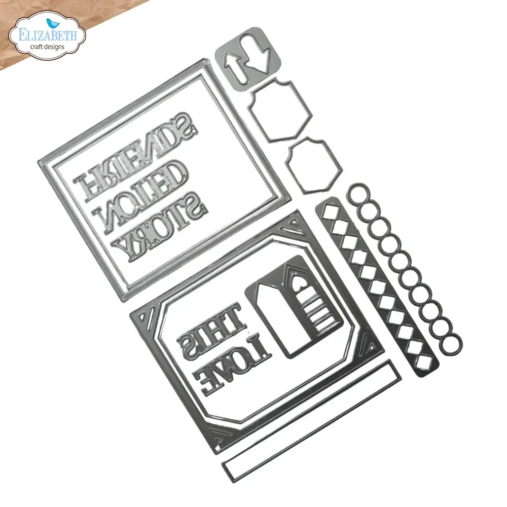ELIZABETH CRAFT DESIGNS ELIZABETH CRAFT DESIGNS REST & RELAXATION POCKET PAGE INSERTS 3 DIE SET