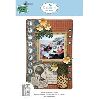 ELIZABETH CRAFT DESIGNS ELIZABETH CRAFT DESIGNS REST & RELAXATION SUMMER VIBES DIE SET