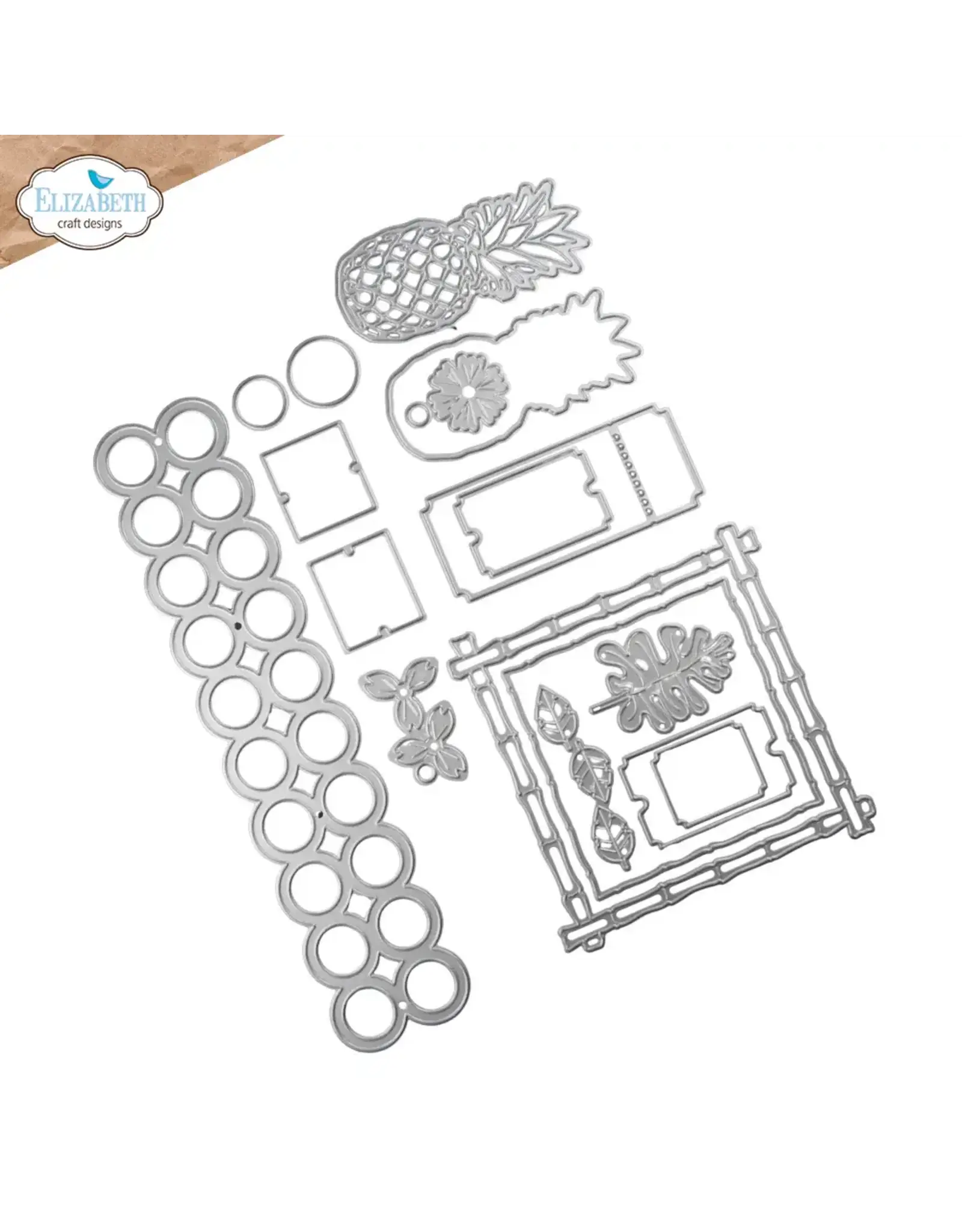 ELIZABETH CRAFT DESIGNS ELIZABETH CRAFT DESIGNS REST & RELAXATION SUMMER VIBES DIE SET