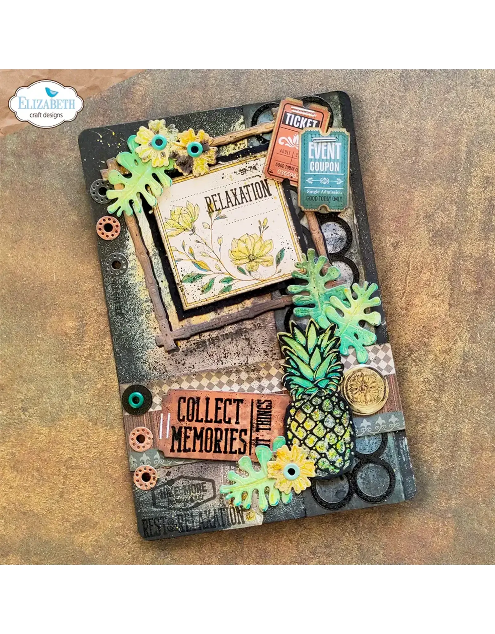ELIZABETH CRAFT DESIGNS ELIZABETH CRAFT DESIGNS REST & RELAXATION SUMMER VIBES DIE SET