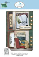 ELIZABETH CRAFT DESIGNS ELIZABETH CRAFT DESIGNS REST & RELAXATION LIBRARY POCKETS & ACCESSORIES DIE SET