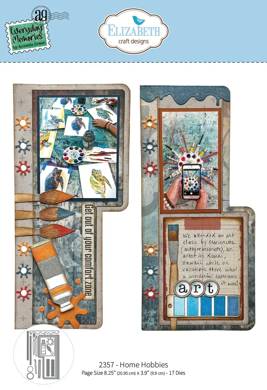 ELIZABETH CRAFT DESIGNS ELIZABETH CRAFT DESIGNS REST & RELAXATION HOME HOBBIES DIE SET