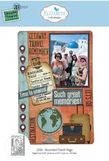 ELIZABETH CRAFT DESIGNS ELIZABETH CRAFT DESIGNS REST & RELAXATION ROUNDED TRAVEL PAGE DIE SET