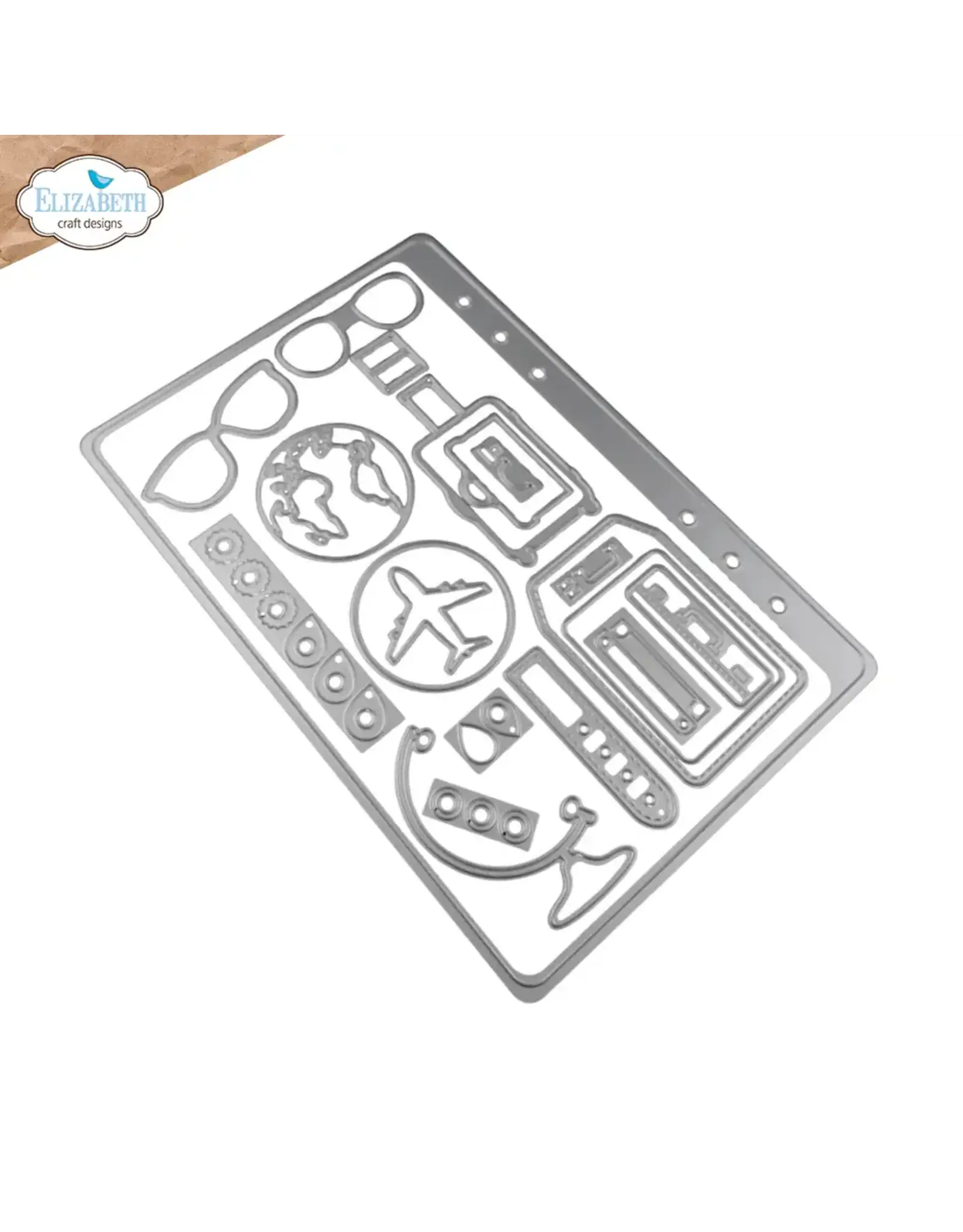 ELIZABETH CRAFT DESIGNS ELIZABETH CRAFT DESIGNS REST & RELAXATION ROUNDED TRAVEL PAGE DIE SET