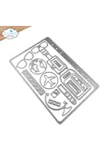ELIZABETH CRAFT DESIGNS ELIZABETH CRAFT DESIGNS REST & RELAXATION ROUNDED TRAVEL PAGE DIE SET