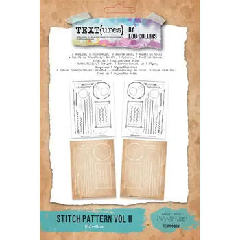 ARDEN CREATIVE STUDIO ARDEN CREATIVE STUDIO STITCH PATTERN VOLUME 2 6x8 RUB-ONS