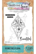 ARDEN CREATIVE STUDIO ARDEN CREATIVE STUDIO GEOMETRICS FLORAL 4x6 CLEAR STAMP SET