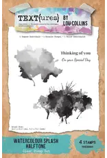 ARDEN CREATIVE STUDIO ARDEN CREATIVE STUDIO WATERCOLOUR SPLASH HALFTONE 6x8 CLEAR STAMP SET