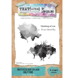 ARDEN CREATIVE STUDIO ARDEN CREATIVE STUDIO WATERCOLOUR SPLASH HALFTONE 6x8 CLEAR STAMP SET