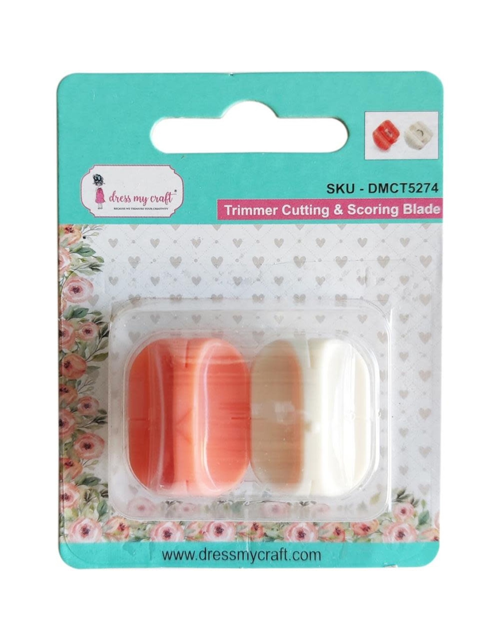 DRESS MY CRAFT DRESS MY CRAFT TRIMMER CUTTING & SCORING REPLACEMENT BLADES 2/PK