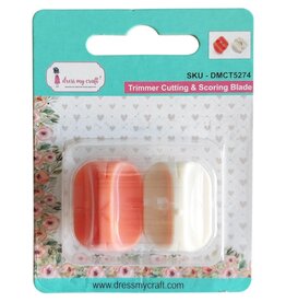 DRESS MY CRAFT DRESS MY CRAFT TRIMMER CUTTING & SCORING REPLACEMENT BLADES 2/PK