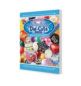 HUNKYDORY CRAFTS LTD. HUNKYDORY BALLOON PARTY DELIGHTFUL DIE-CUTS A5 PAD