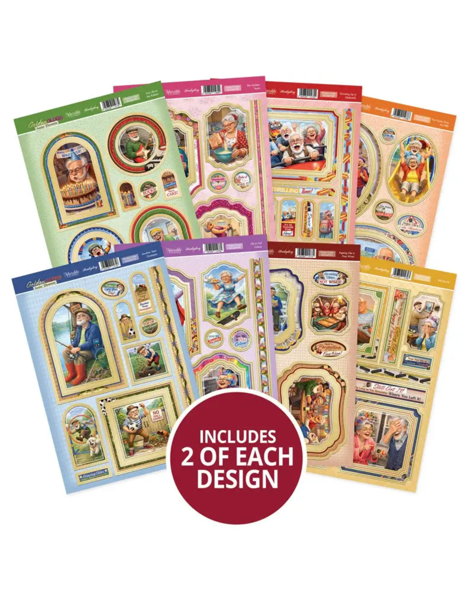 HUNKYDORY CRAFTS LTD. HUNKYDORY GOLDEN OLDIES SENIOR MOMENTS LUXURY TOPPER COLLECTION