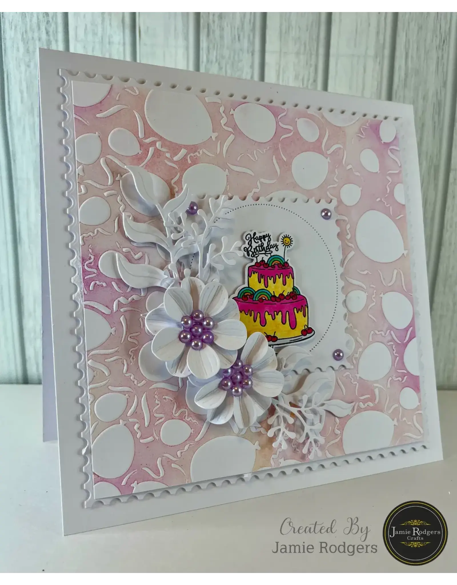 JAMIE RODGERS CRAFTS JAMIE RODGERS CRAFTS DEIRDRE THE DISCO DIVA STAMP AND  DIE SET