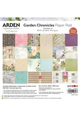 ARDEN CREATIVE STUDIO ARDEN CREATIVE STUDIO GARDEN CHRONICLES 12x12 PAPER PAD 24 SHEETS