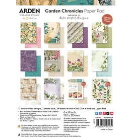 ARDEN CREATIVE STUDIO ARDEN CREATIVE STUDIO GARDEN CHRONICLES 6x8 PAPER PAD