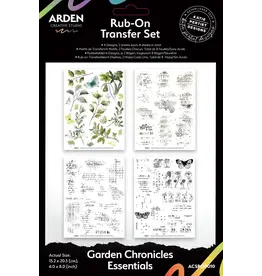 ARDEN CREATIVE STUDIO ARDEN CREATIVE STUDIO GARDEN CHRONICLES ESSENTIALS 6x8 RUB-ONS