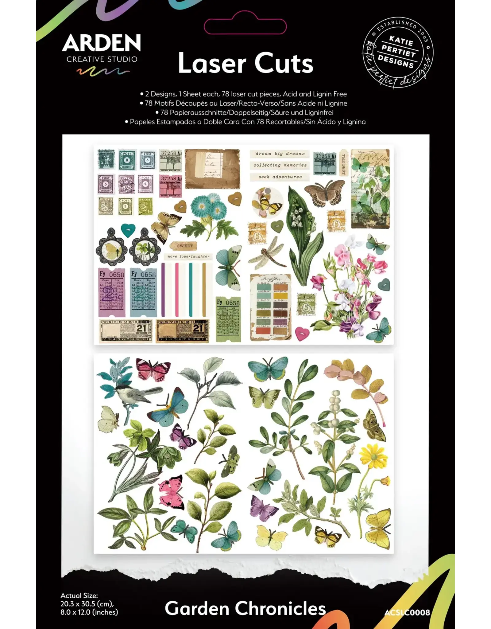 ARDEN CREATIVE STUDIO ARDEN CREATIVE STUDIO GARDEN CHRONICLES 8x12 LASER CUTS
