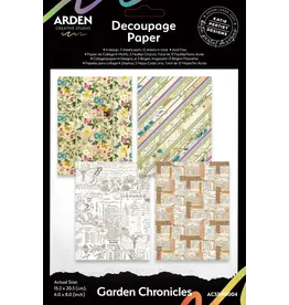 ARDEN CREATIVE STUDIO ARDEN CREATIVE STUDIO GARDEN CHRONICLES 6x8 DECOUPAGE PAPER