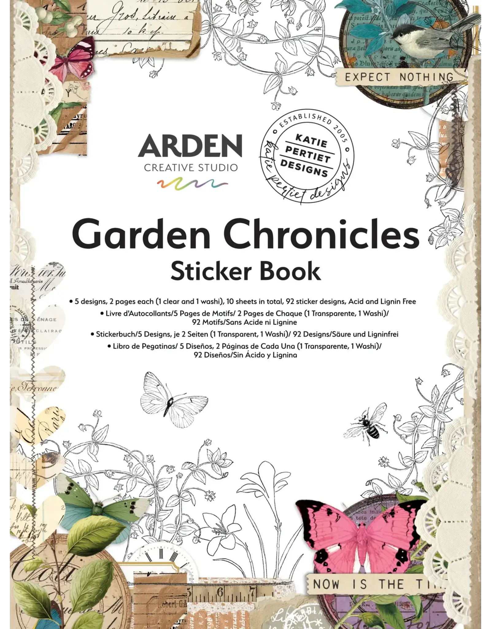 ARDEN CREATIVE STUDIO ARDEN CREATIVE STUDIO GARDEN CHRONICLES STICKER BOOK