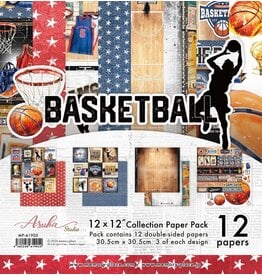 MEMORY-PLACE MEMORY-PLACE BASKETBALL 12x12 COLLECTION PACK 12 SHEETS