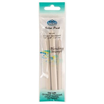 ROYAL & LANGNICKEL ROYAL & LANGNICKEL ASSORTED BLENDING STUMPS 3/PK