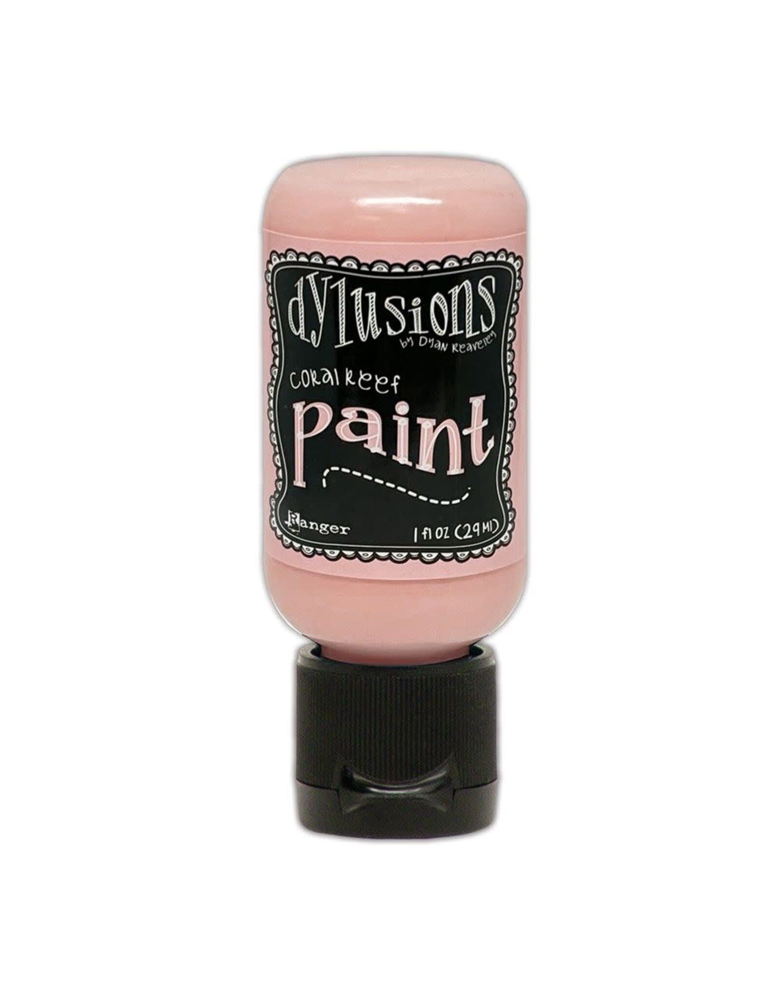 RANGER DYLUSIONS ACRYLIC PAINT CORAL REEF 1OZ