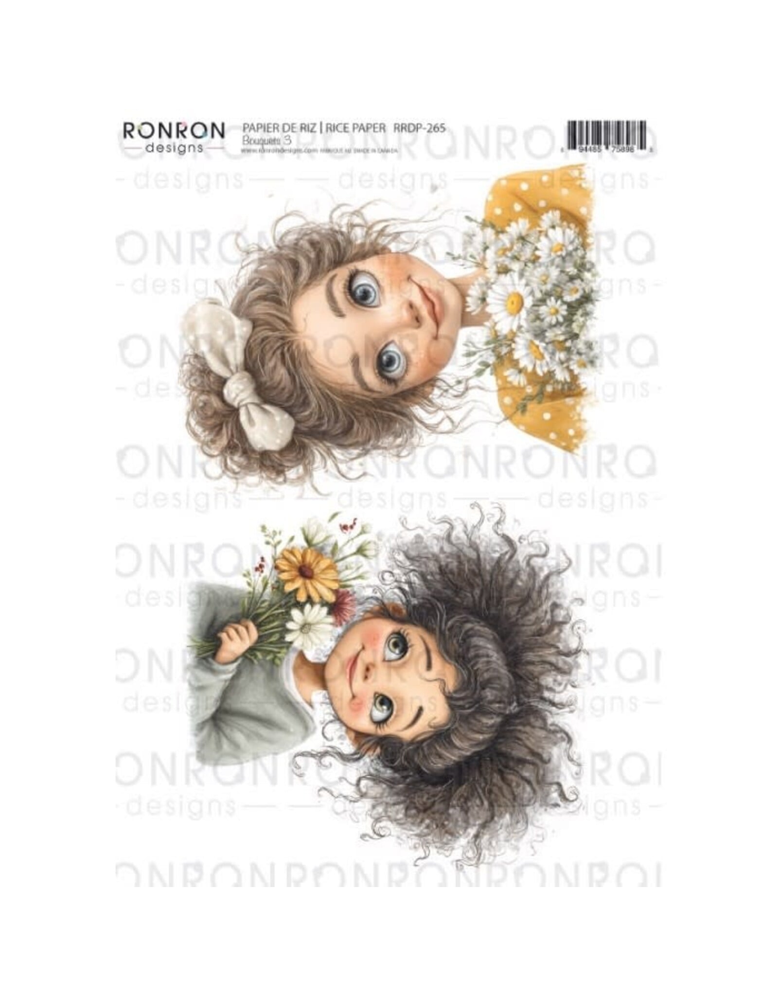 RONRON DESIGNS RONRON DESIGNS BOUQUETS 3 RICE PAPER