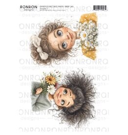 RONRON DESIGNS RONRON DESIGNS BOUQUETS 3 RICE PAPER