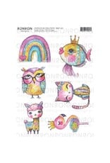 RONRON DESIGNS RONRON DESIGNS IMAGES COLORÉES RICE PAPER