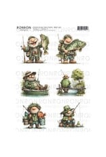 RONRON DESIGNS RONRON DESIGNS PÊCHEURS 2 RICE PAPER
