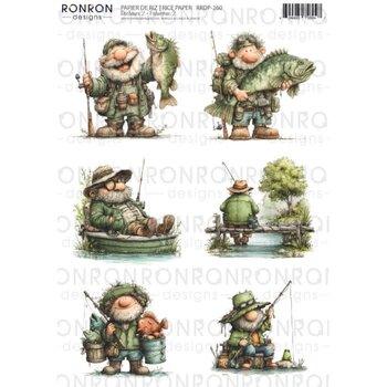 RONRON DESIGNS RONRON DESIGNS PÊCHEURS 2 RICE PAPER