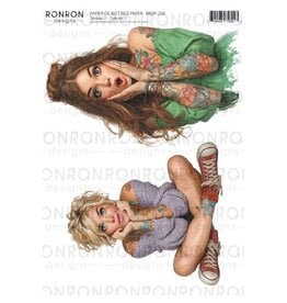 RONRON DESIGNS RONRON DESIGNS TATOUÉES 2 RICE PAPER
