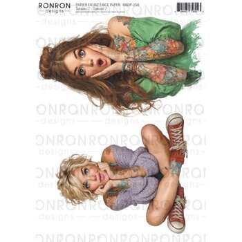 RONRON DESIGNS RONRON DESIGNS TATOUÉES 2 RICE PAPER