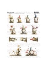 RONRON DESIGNS RONRON DESIGNS GNOMES RICE PAPER