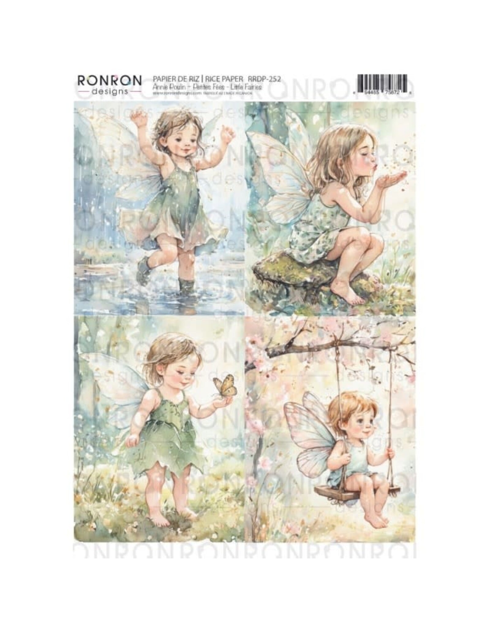 RONRON DESIGNS RONRON DESIGNS ANNIE POULIN - PETITE FÉES RICE PAPER