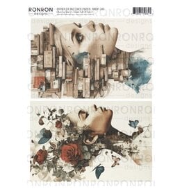 RONRON DESIGNS RONRON DESIGNS PLEIN LA TÊTE 2 RICE PAPER