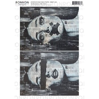 RONRON DESIGNS RONRON DESIGNS SOMBRE SECRET RICE PAPER