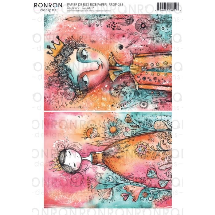 RONRON DESIGNS RONRON DESIGNS ROYAUTÉ 2 RICE PAPER