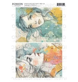 RONRON DESIGNS RONRON DESIGNS CRAYONNAGE 3 RICE PAPER