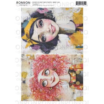 RONRON DESIGNS RONRON DESIGNS COQUETTES 5 RICE PAPER