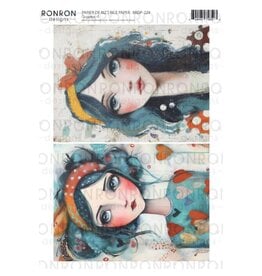 RONRON DESIGNS RONRON DESIGNS COQUETTES 4 RICE PAPER